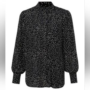 YAYA Printed Blouse Moonless Night